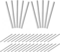 50pcs Dowel Pins: Cylindrical Fastening Pins M3- Precision Stainless Steel Pegs for Machinery Electronics Automotive Application