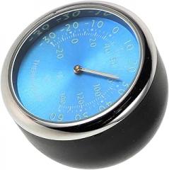Alipis Luminous Car Interior Thermometer with Electronic Quartz Clock Precise Temperature Monitoring for Night Driving Glow Display for Vehicle Dashboard Safety