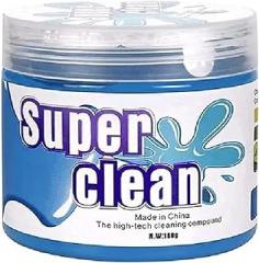 Super Clean Magic Gel Cleaner – Car Interior Dust Cleaning Gel, Soft Glue Dust Remover for Keyboard, Computer, Laptop, Electronics, Home & Office