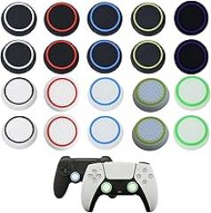 20 Pieces Thumb-Stick Accessories Set, Replacement Silicone Joystick, Thumb-Stick Grip Caps