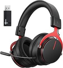 Inwa PS5 Headset Wireless with Game/Chat Balance Mixer, Lower Latency 5.8GHz Tech, 7.1 Surround Sound, Protein Soft Earmuffs, Detachable Mic, Works with PS5, PS4