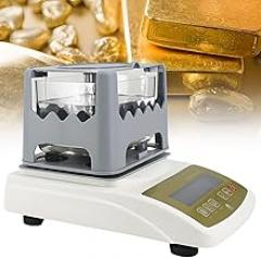 Digital Gold Purity Tester with LCD Display 0.001g/cm³ Precision Density Analyzer for Gold Silver Electronic Karat (K-Value) Checker for Jewelers Pawn Shops Refiners(300k)