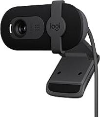 Logitech Brio 101 Full HD 1080p Webcam for Meetings, Streaming, Desktop, Laptop, PC - Built-in Mic, Shutter, Works with Zoom, Microsoft Teams, Nintendo Switch 2’s New GameChat Mode, USB-A,-Black