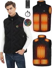 Ririgans Men's and Women's Heated Vest with 16000mAh Battery Pack Heated Jacket for Men, Lightweight Waistcoats for Outdoor