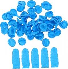 100pcs Nitrile Static Finger Coats Gloves Joint Protection Covers for Electronics Garden Work Wound Protection