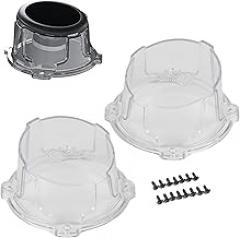 2PCS 2'' Universal Speaker Tweeter Boxes for UTV ATV RV Boat Trunk Trailer Golf Cart Marine Speaker Enclosures Pods Mount Spacer Rear Deck Kick Panel Box (Transparent, 2 inch and Below)