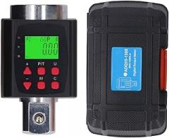 Digital Torque Wrench Adapter 1 Inch Drive 15-1500 Nm Electronic Torque Meter with LCD Display for Automotive Cycle Motorcycle Maintenance Tools