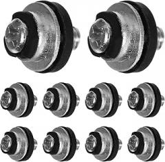 Gadpiparty 10pcs M3 Small Hard Disk Drive Screws Φ8×8.7mm Mini Computer Repair Screws for Gaming PC Case and Electronics Accessories