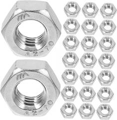 ERINGOGO 180pcs Stainless Steel Nuts High Strength Fastening for Machinery and Electronic Products Instrument Nuts for Various Applications