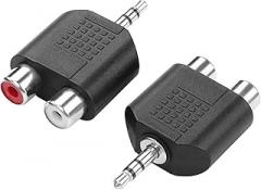PNGKNYOCN 3.5 mm TRS to 2 RCA Adapter，3.5mm (1/8