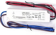 DYSGLOBAL LPV-20-5 5V 3A 15W AC to DC Waterproof IP67 Power Supply, Class 2 LED Driver for Outdoor Lighting, Security Cameras, and Electronic Devices