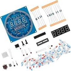 1 Set DIY Electronic Clock Kit LED Digital Clock for Soldering Practice Display Accurate Timekeeping with Chip for Learning Electronics and Enhancing Skills