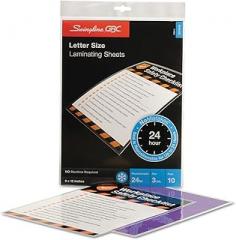 SelfSeal Repositionable Laminating Sheets, 3mm, 9 x 12, 10/Pack