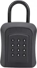 Smart Key Lock Box, APP Control, Manual Keys, and Passcode Unlock, Electronic Bluetooth Wireless Lock Box for House Office, Garage, Car