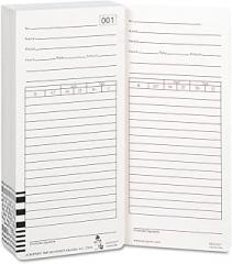 Acroprint 09-9111-000 - TIME CARD FOR ES1000 ELECTRONIC TOTALIZING PAYROLL RECORDER, 100/PACK