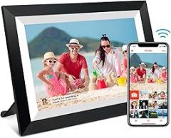 FRAMEO 10.1 Inch Smart WiFi Digital Photo Frame 1280x800 IPS LCD Touch Screen, Auto-Rotate Portrait and Landscape, Share Moments Instantly via Frameo App from Anywhere