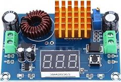 DC - DC Boost Converter 4-35V to 5V - 45V | 5A Electrical Supply Module with Voltage Display | Step Up Voltage Regulator for Solar Panels/Laptops/Electronics | 2.5A USB
