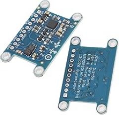 9DOF Sensor Module with Pins,3 Axis Accelerometer Gyroscope Module Magnetic Field Sensor Module Electronic Component 3‑Axis Gyroscope + Acceleration + Magnetic Field Board 3‑5V