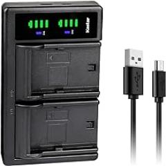 Kastar NP-FF50 LTD2 USB Battery Charger Compatible with Sony NP-FF50, NP-FF51, NP-FF51S Battery, Sony DCR-PC108, DCR-PC108E, DCR-PC109, DCR-PC109E, DCR-PC350, DCR-PC350E Camera