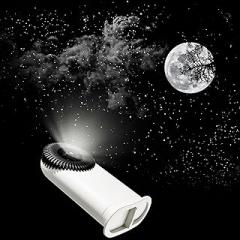 Star Projector Galaxy Plus Slide Discs Home Planetarium Projector (Treetops on Moon)