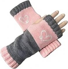 Acrylic Gloves For Men And Women Embroidered Patterns And Touchscreens Technology