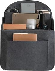 Generic Felt Backpack Organizer, Multi-Compartment Design, Felt, Mini Backpack Organizer Insert, Small Bag Divider, Lightweight, or Storing Electronics, Toiletries, Books, Stationery
