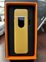 Storm Lighter, Single Arc Plasma Lighter with Windproof Adjustable Flame, Gold