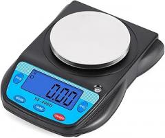 Bonvoisin Digital Lab Scale 600g x 0.01g Precision Electronic Scale LCD Display Analytical Balance Jewelry Scale Scientific Scale 0.01g Accuracy