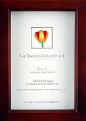 Dark-walnut stain 4x6 shadow box 1.25inch depth by Dennis Daniels - 4x6