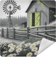 Cow and Butterflies Farm Life Camera Protective Wrap, Anti-scratch Lens Protector Wrapper, Magic Self-Adhesive Cloth for Cameras/DSLR/Laptop/Electronic Accessories, L