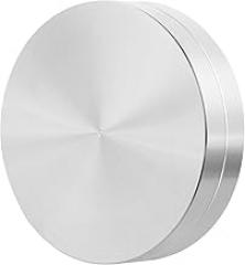 Milisten Aluminum Alloy Table Turntable Bearing 60mm Diameter Rotating Tray Base Axle for Cake Decorating and Dining Table Supplies