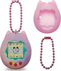 JCHPINE Silicone Cover Case for Tamagotchi Original Digital Pet, Protective Sleeve Skin for Original Tamagotchi Electronic Pet Toys Accessories (Only Case) (Purple)
