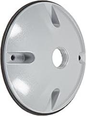 RAB Lighting C100 Die Cast Aluminum Weatherproof Round Cover with 1 Hole, 4-1/2