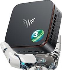 KAMRUI Pinova P1 Mini PC, AMD Ryzen 4300U Mini Computers (Beats N150/3500U, up to 3.7GHz), 16GB RAM 1TB M.2 SSD Micro Desktop PC Support Triple 4K Display| Dual WiFi | BT| Ethernet for Business Home