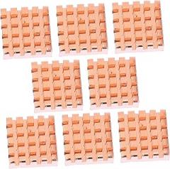 8PCS Copper Heat Sink for Computer Cooling Ic Thermal Conductive Cooler Efficient Heat Dissipation for CPU RAM GPU Electronics Components