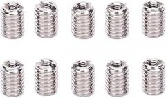 Thread Inserts Repair Tool 10Pcs Stainless Steel Thread Reducing Nut Male Female Fastener Hardware for Aviation Automobiles Electronics