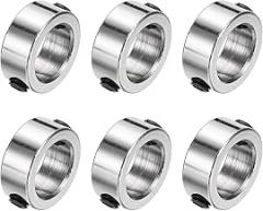 Tool Parts and Accessories 6pcs Set Screw Collars 10mm Bore Stainless Steel Shaft Collars 15mm OD 6mm Width (#CN-140824-00259)