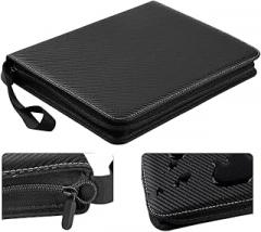 Pockets Card Binder Sleeves with Zipper Pu Double Sided Holder Carry Case for TCG CCG Storage New 2025 High Reliable Electronic Component, Precision, Stable Performance