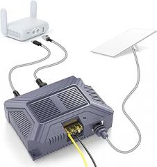 Starlink PoE Injector with USB & Type-C Power Output - 200W Gigabit PoE Injector Compatible with Starlink Gen 3 Dish 5-in-1 Conversion Kit with SPX Cable Adapter & Converter DC 9-36V Input