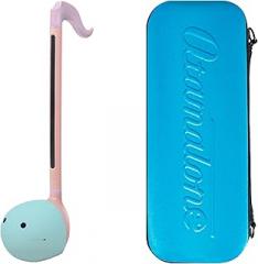 Otamatone Regular [Unicorn] and Matte Case [Blue] Bundle Japanese Electronic Musical Instrument Portable Music Synthesizer from Japan Maywa Denki Award Educational Fun Gift for Children Teen Adult
