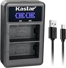Kastar LP-E6 LED2 USB Battery Charger Compatible with Z CAM E2C Professional 4K Cinema Camera, Marshall On-Camera HDMI Monitor, IKAN On-Camera HDMI Monitor