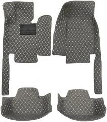 Car Floor Mats for Porsche 911 991 2011–2019 GT2 GT3 Sport Speedster 6seat Electronic Parking Brake No Cup Holder in Center consoleFull Set Auto Carpets Luxury Diamond Leather Floor Liner Black Beige