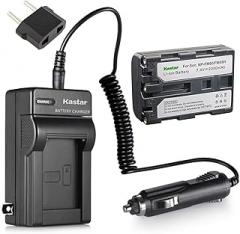 Kastar NPFM50 Battery (1-Pack) + Charger for Sony NP-FM30 NP-FM50 NP-FM51 NP-QM50 NP-QM51 NP-FM55H and CCD-TR DCR-PC DCR-TRV DCR-DVD DSR-PDX GV HVL Series Camcorder (Search The Model in Description)