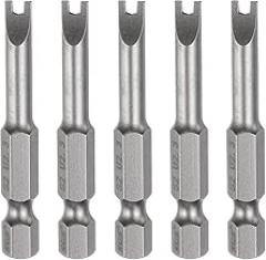 HARFINGTON 5pcs U Shape Screwdriver Bits U 2.3 1/4