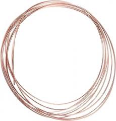 Bare Copper Wire 2Mm Soft Conductive Copper Wire for Electronics and Jewelry Making DIY Crafts 5 Meters for Beading and Soldering Projects