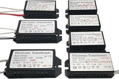110V Electronic Transformer 60W 120w 160W AC110V-130V to AC 12V Power Supply for G4 Halogen Crystal Lamp Beads Quartz Chandelier(60W)