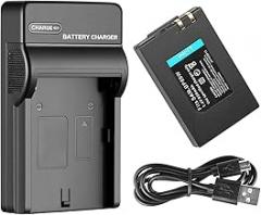 Battery Pack and USB Travel Charger for Samsung VP-D381, VP-D381i, VP-D382, VP-D382i, VP-D382H Digital Camcorder