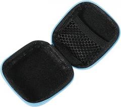 Portable Earbud Case Electronics Organizer Travel Storage Bag for Earphones and Chargers with Eva Material Compact Carrying Pouch for Travelers