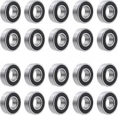 T Tulead 688-2RS Ball Bearings Steel Deep Groove Ball Bearing 16x8x5mm Miniature Bearings for Automotive, Industrial, Electronic Equipment, 20 Pcs