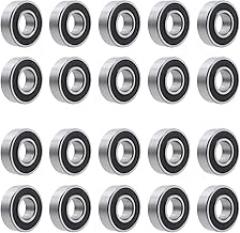 T Tulead 688-2RS Ball Bearings Steel Deep Groove Ball Bearing 16x8x5mm Miniature Bearings for Automotive, Industrial, Electronic Equipment, 20 Pcs